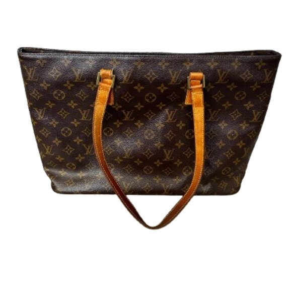 AUTHENTIC LOUIS VUITTON – large vintage monogram tote with zipper - Picture 3 of 8